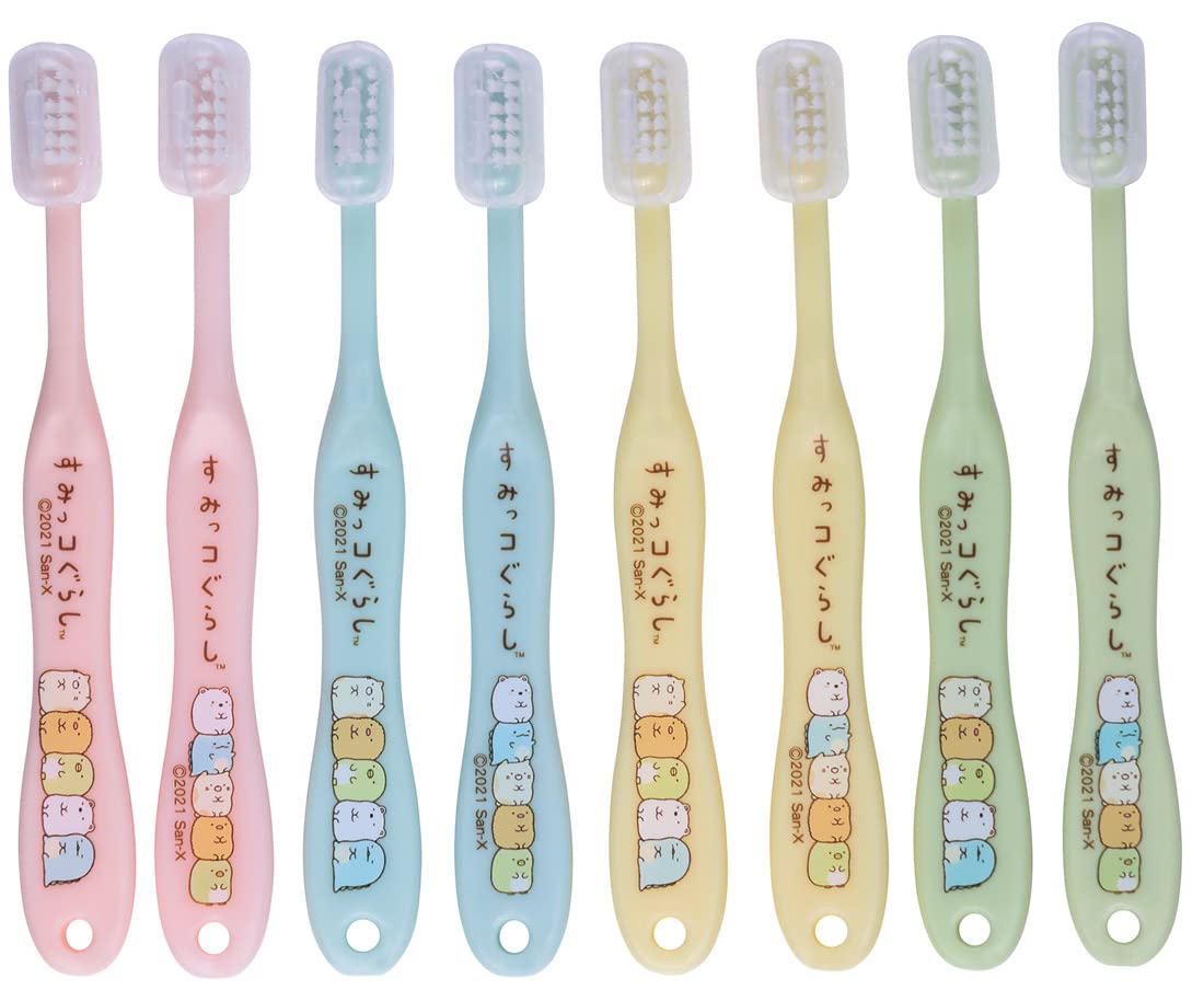 Skater Sumikko Gurashi Soft Toothbrush for Preschoolers (3-5 Years) 8 Pieces 14cm- Japan Figure Store - #1 Bring To You The Best Japanese Goods