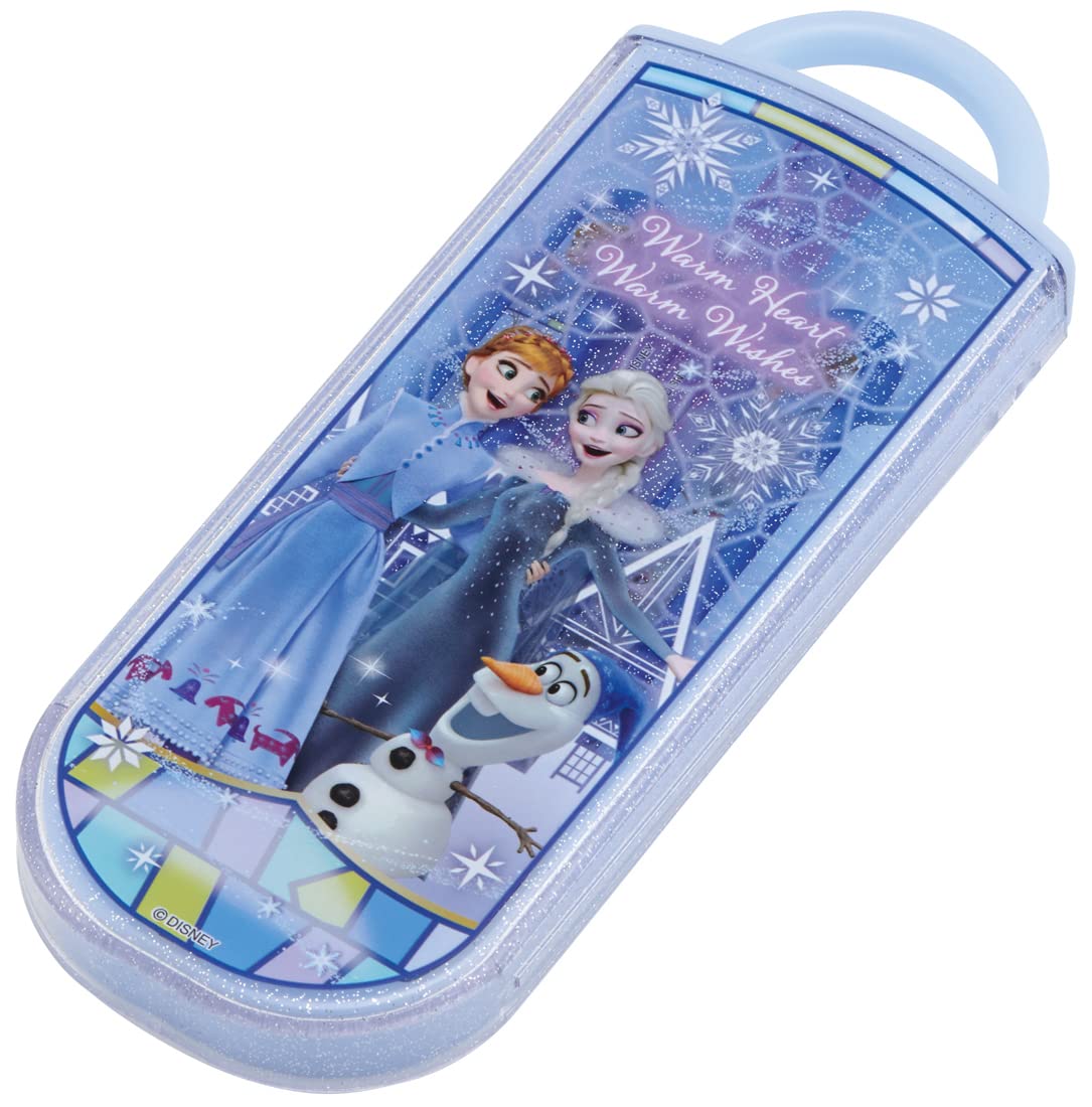 Skater Disney Frozen Trio Set - Antibacterial Kids Chopsticks Spoon & Fork - Made in Japan- Japan Figure Store - #1 Bring To You The Best Japanese Goods