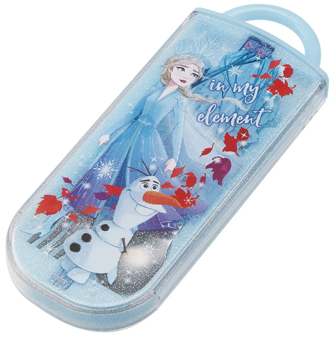 Skater Disney Frozen Elsa & Olaf Trio Set - 16.5cm Chopsticks Spoon and Fork- Japan Figure Store - #1 Bring To You The Best Japanese Goods