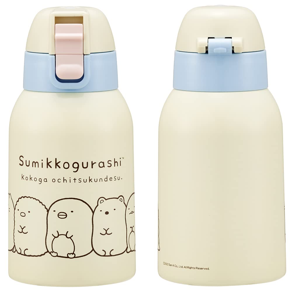 Skater 400ml Stainless Steel Children's Water Bottle with Cover Sumikko Gurashi Design- Japan Figure Store - #1 Bring To You The Best Japanese Goods