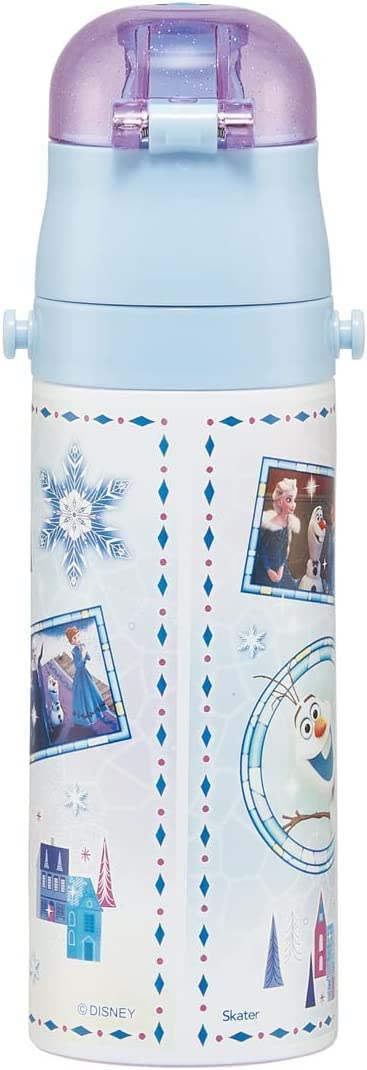 Skater Disney Frozen 23 Stainless Steel Sports Water Bottle 470ml for Girls- Japan Figure Store - #1 Bring To You The Best Japanese Goods
