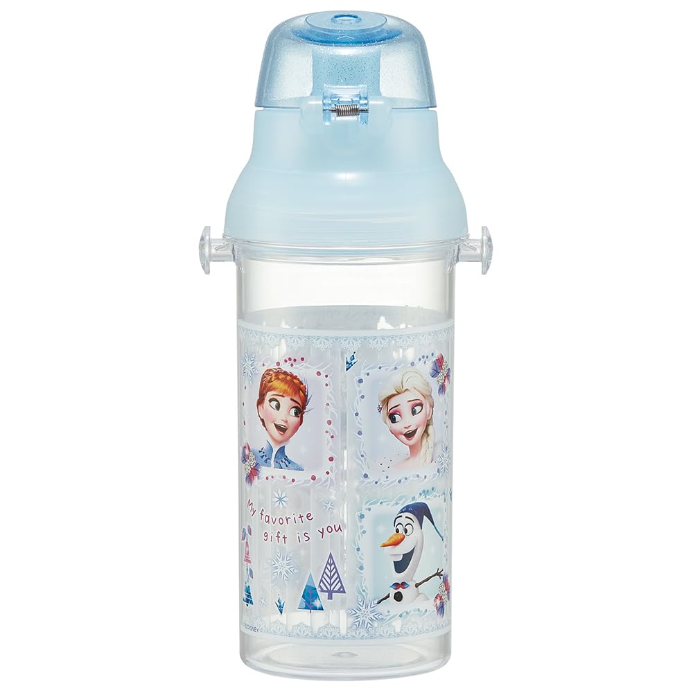 Skater Disney Frozen 480ml Clear Plastic Water Bottle for Kids Made in Japan- Japan Figure Store - #1 Bring To You The Best Japanese Goods