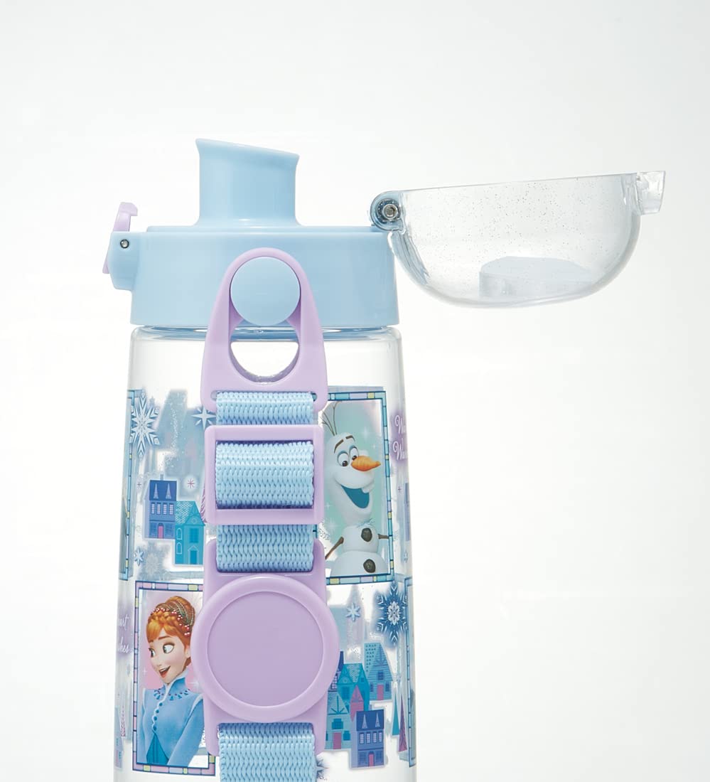 Skater Disney Frozen One-Push 500ml Water Bottle for Kids Girls- Japan Figure Store - #1 Bring To You The Best Japanese Goods