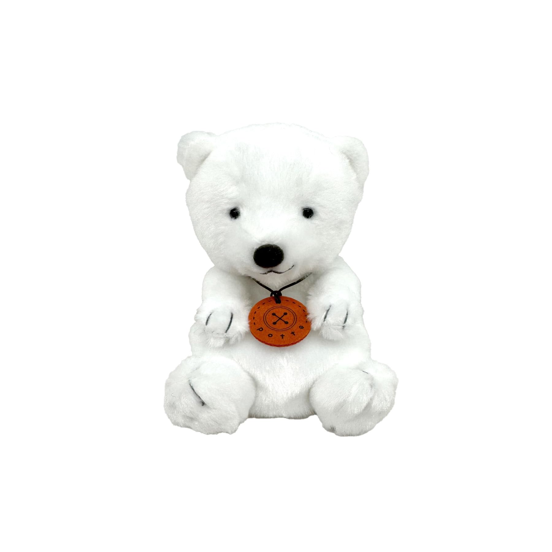 Sun Arrow Pot Polar Bear K-9386 Plush Toy - Cute and Collectible