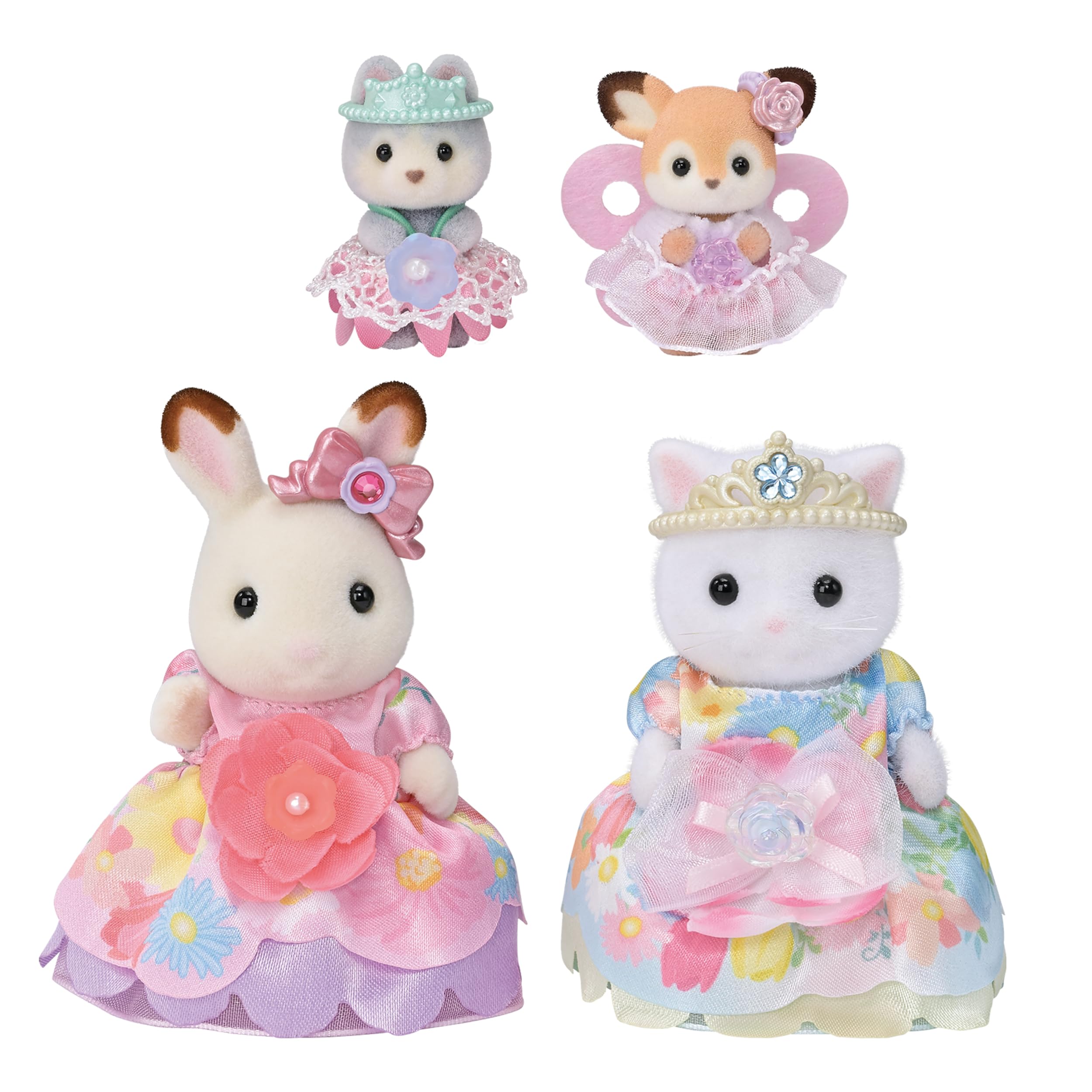 Epoch Sylvanian Families Flower Princess Set F-38 Dollhouse Toy Ages 3+- Japan Figure Store - #1 Bring To You The Best Japanese Goods
