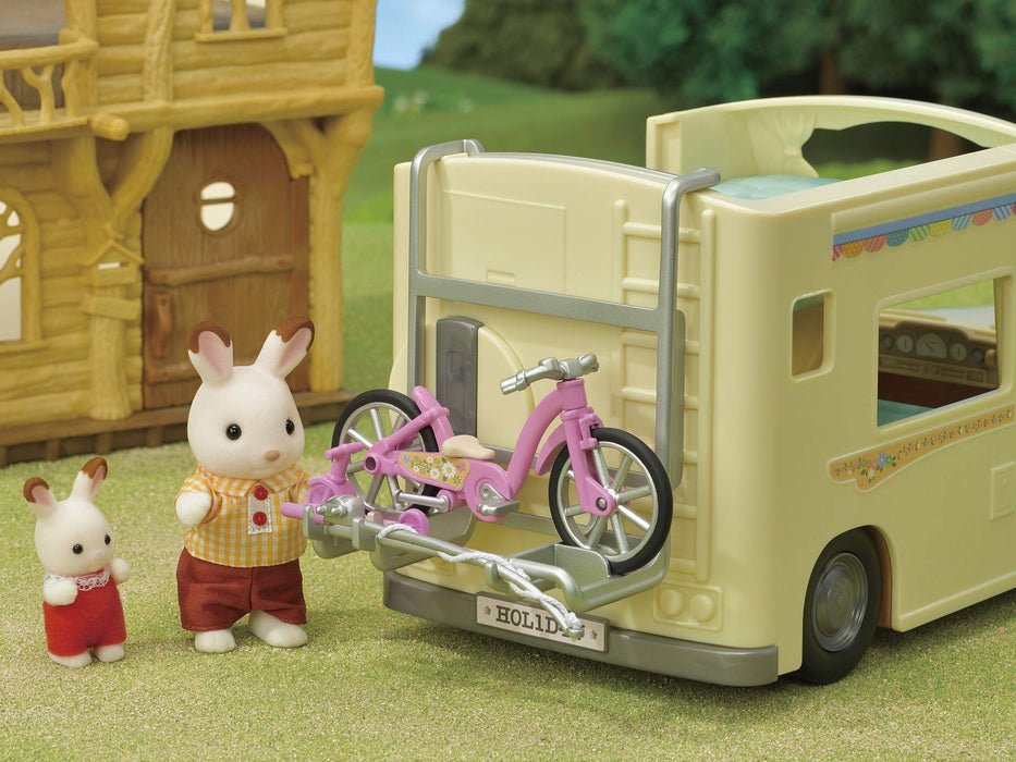 Epoch Sylvanian Families Overnight Camper Toy Dollhouse Vehicle for Ages 3+- Japan Figure Store - #1 Bring To You The Best Japanese Goods