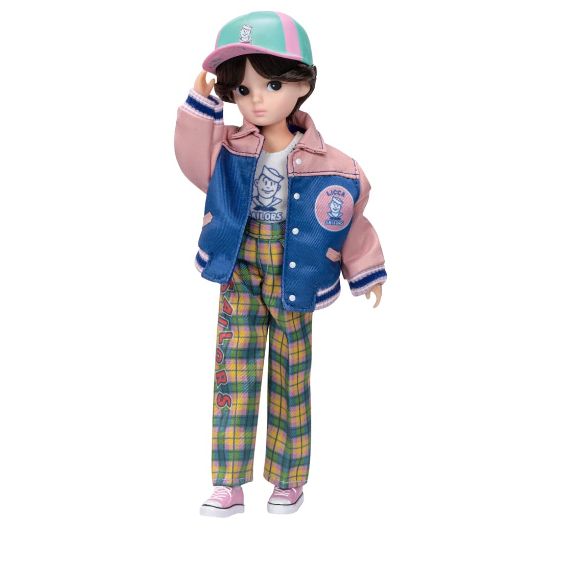 Takara Tomy Licca-Chan Doll with Retro Sailors Stadium Jacket for Ages 3+