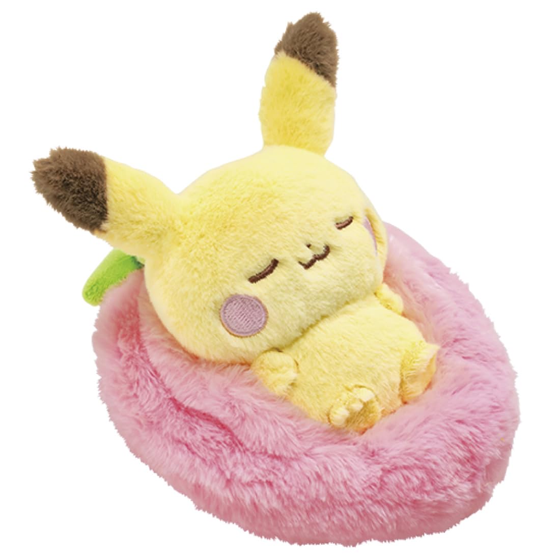 Takara Tomy Pokemon Sleeping Pikachu Plush Toy - Pokepeace Fruit Edition
