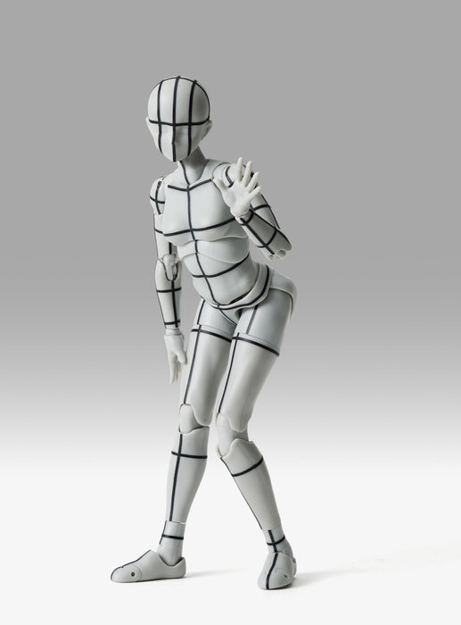 Tamashii Nations SHFiguarts Body-Chan Sports Edition Wireframe Gray 135mm Figure- Japan Figure Store - #1 Bring To You The Best Japanese Goods