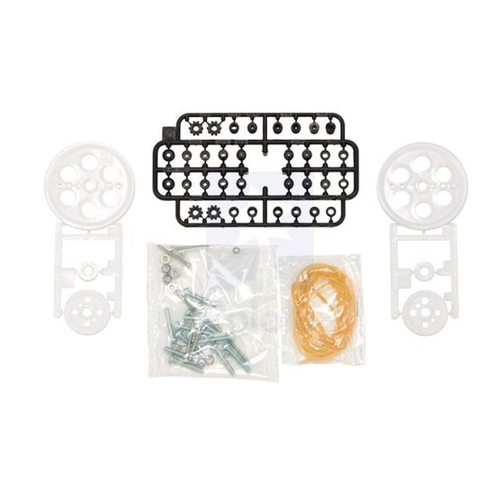 Tamiya Fun Craft Series No.141 Pulley L Set 70141 Durable Educational Kit- Japan Figure Store - #1 Bring To You The Best Japanese Goods