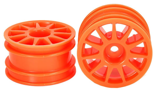 Tamiya Hop-Up Op.1913 T3-01 11-Spoke Fluorescent Orange Wheels 2 Pcs- Japan Figure Store - #1 Bring To You The Best Japanese Goods