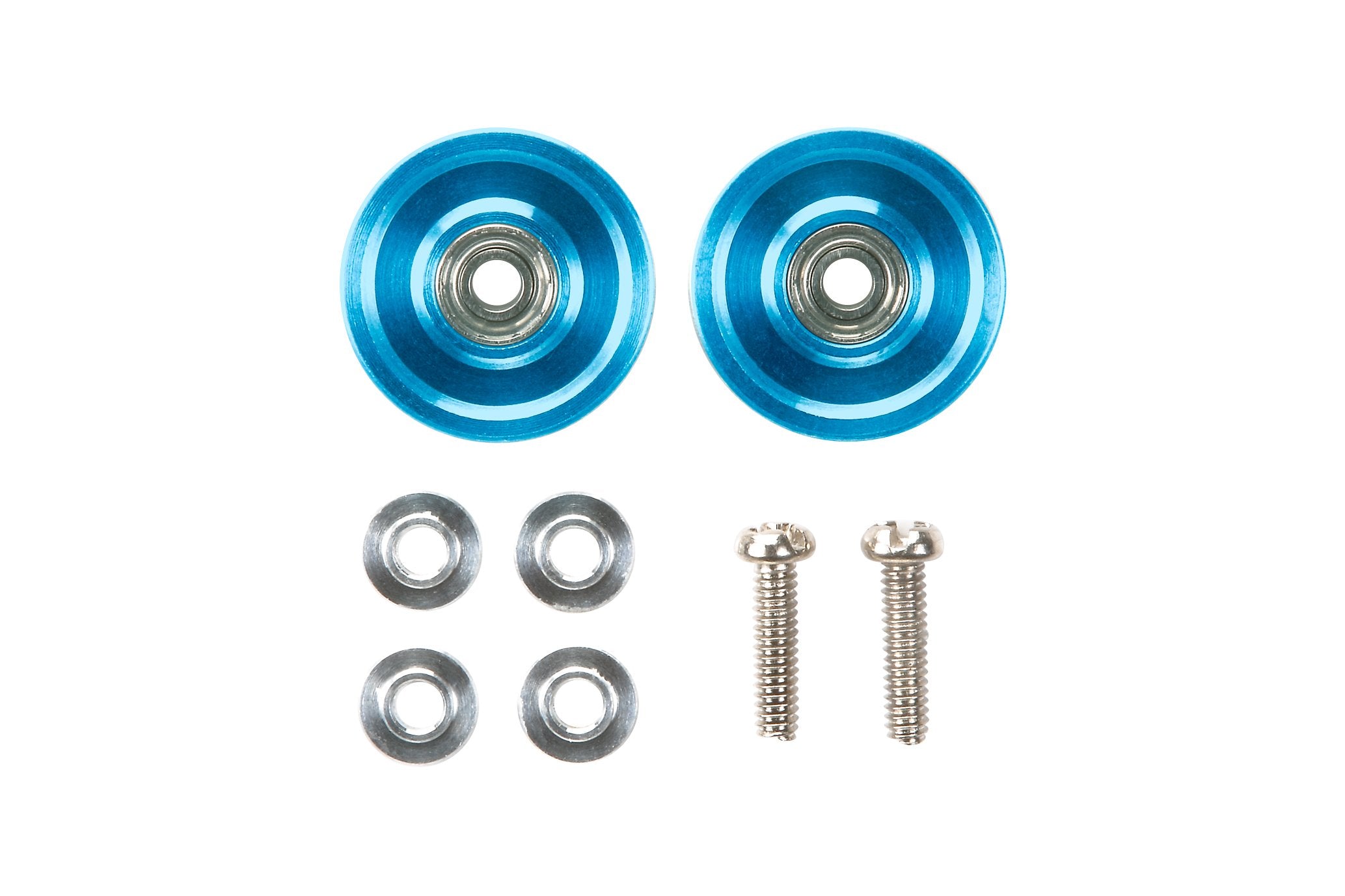 Tamiya Mini 4Wd Limited Series 13mm Aluminum Bearing Roller Blue 94859- Japan Figure Store - #1 Bring To You The Best Japanese Goods
