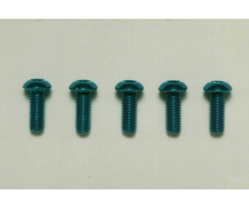 Tamiya Hop-Up Options 3x8mm Blue Button Head Screws 5 Pcs - Tamiya Quality- Japan Figure Store - #1 Bring To You The Best Japanese Goods