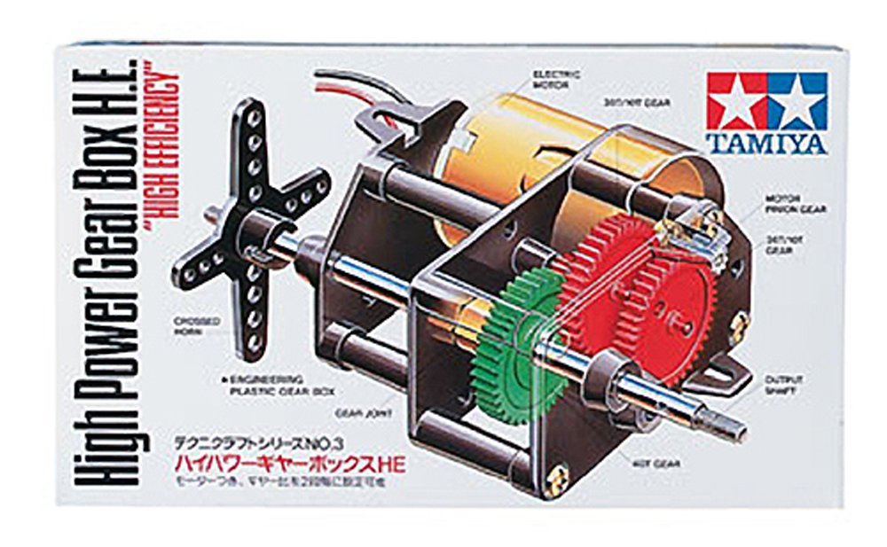Tamiya Technicraft Series No.3 High Power Gear Box Model He 72003- Japan Figure Store - #1 Bring To You The Best Japanese Goods