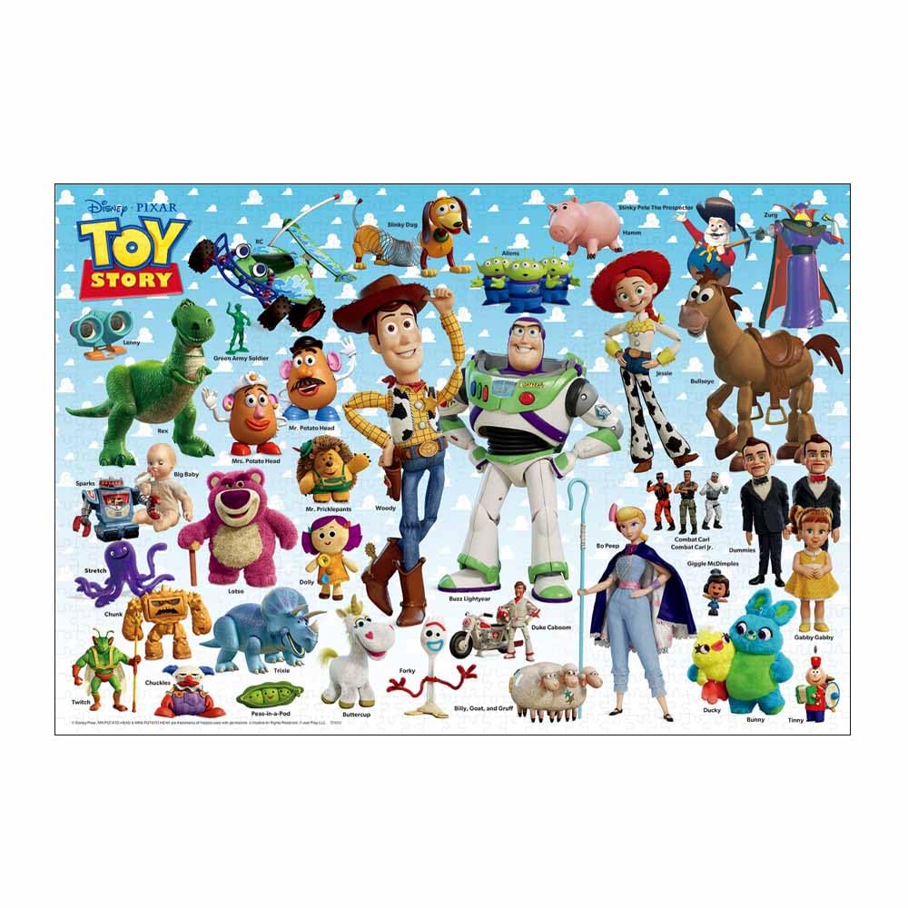 Tenyo Disney Toy Story 1000-Piece Jigsaw Puzzle with Glue and Spatula