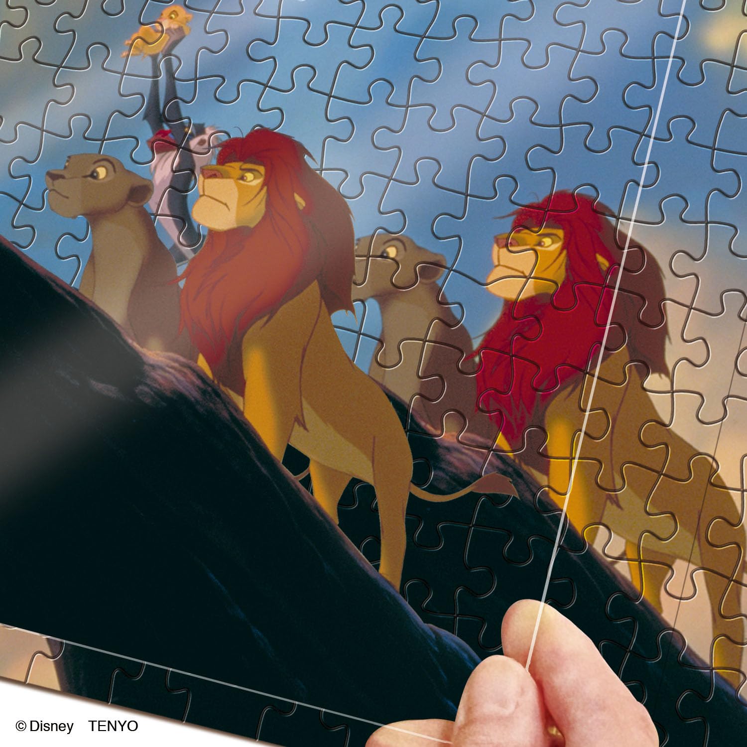 Tenyo Disney The Lion King Jigsaw Puzzle 200-Piece Made in Japan 22.5x32cm