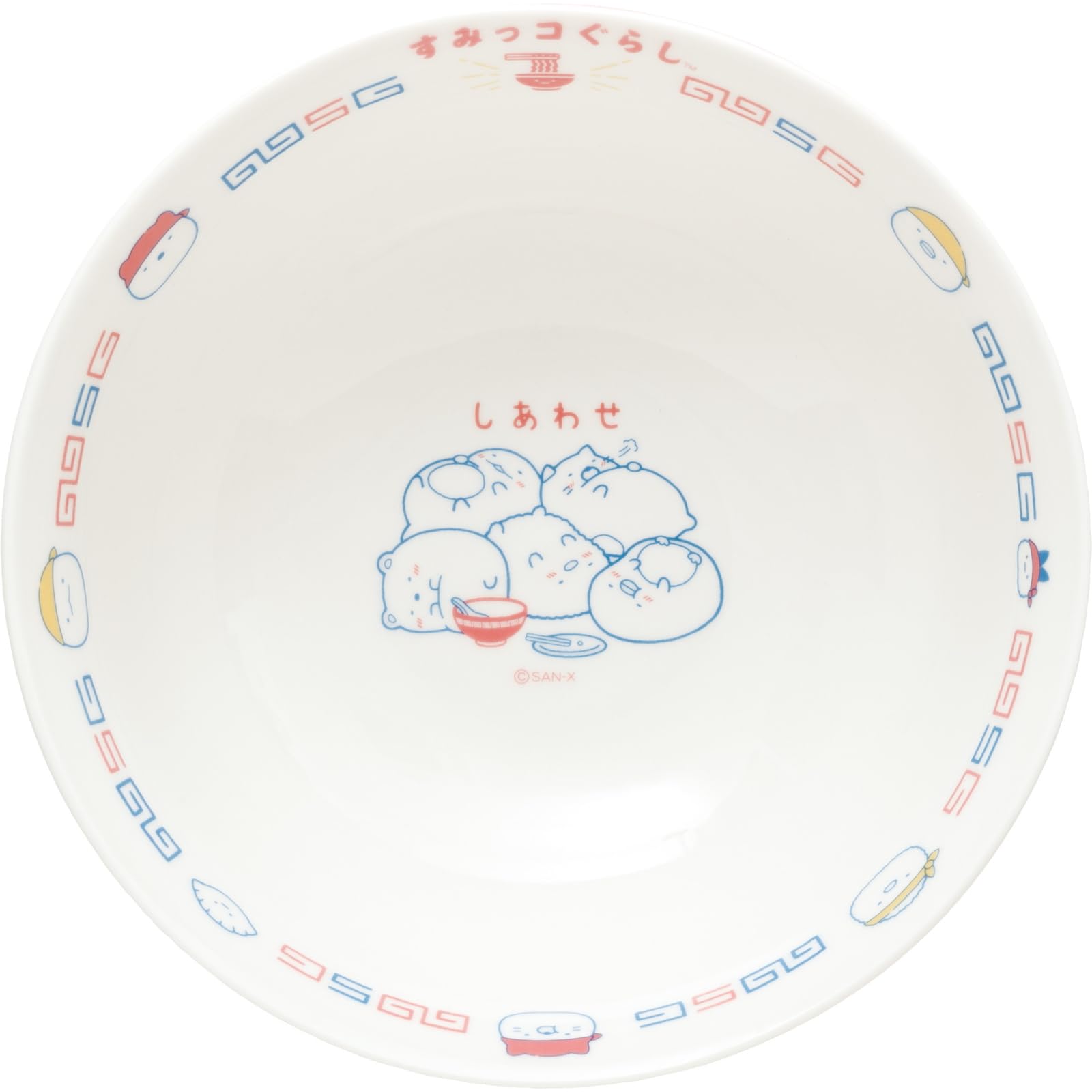 San-X Sumikko Gurashi Anytime Ramen Bowl Tk21702 Durable Ceramic Dish