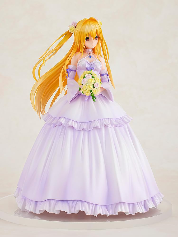Kadokawa Chara-Ani To Loveru Darkness 1/7 Wedding Dress Konjiki No Yami Figure- Japan Figure Store - #1 Bring To You The Best Japanese Goods