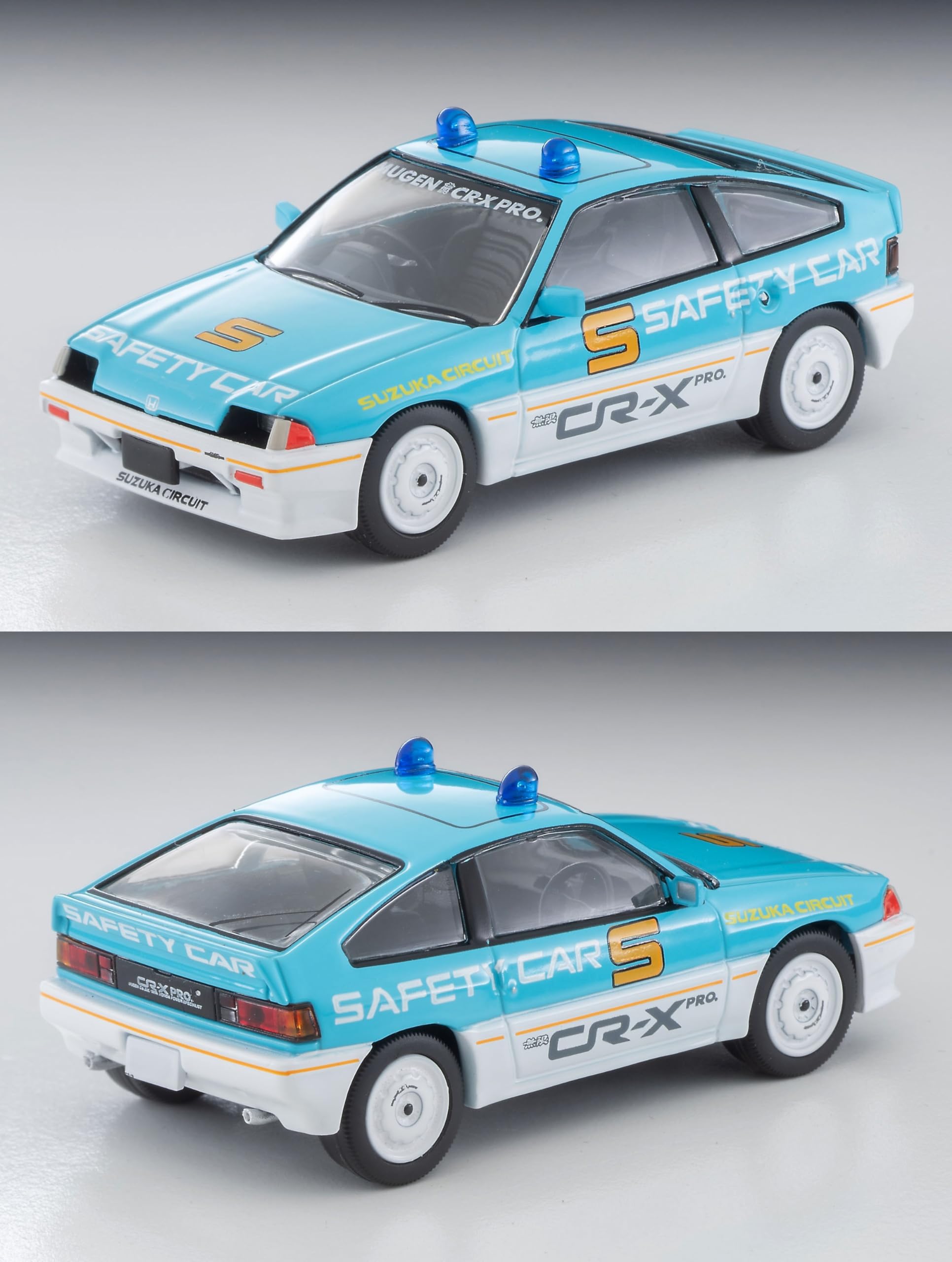 Tomytec Tomica Limited Vintage Neo 1/64 Honda Ballade CR-X Mugen Suzuka Safety Car- Japan Figure Store - #1 Bring To You The Best Japanese Goods