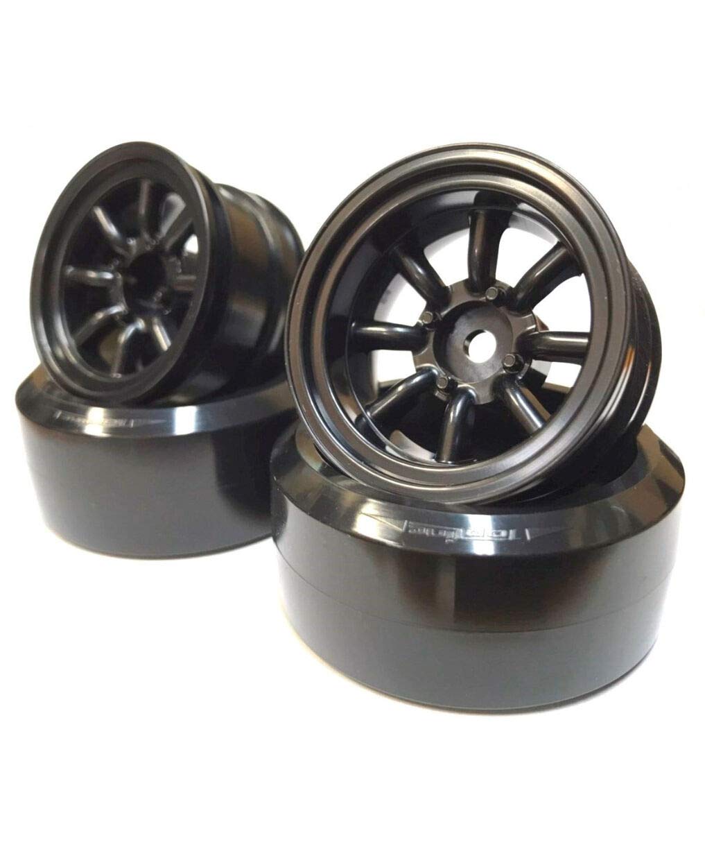 Tamiya Mini 8mm Offset Deep Face Black Watanabe Wheel - Top Line Tmw-081Bk- Japan Figure Store - #1 Bring To You The Best Japanese Goods