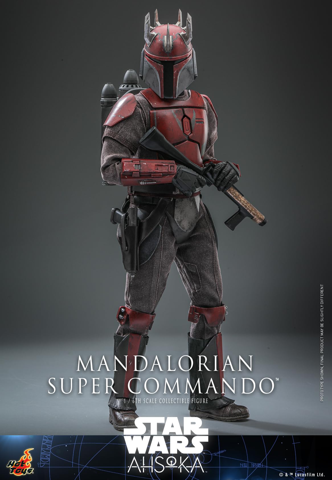 Hot Toys TV Masterpiece Ahsoka Mandalorian Super Commando 1/6 Scale Figure