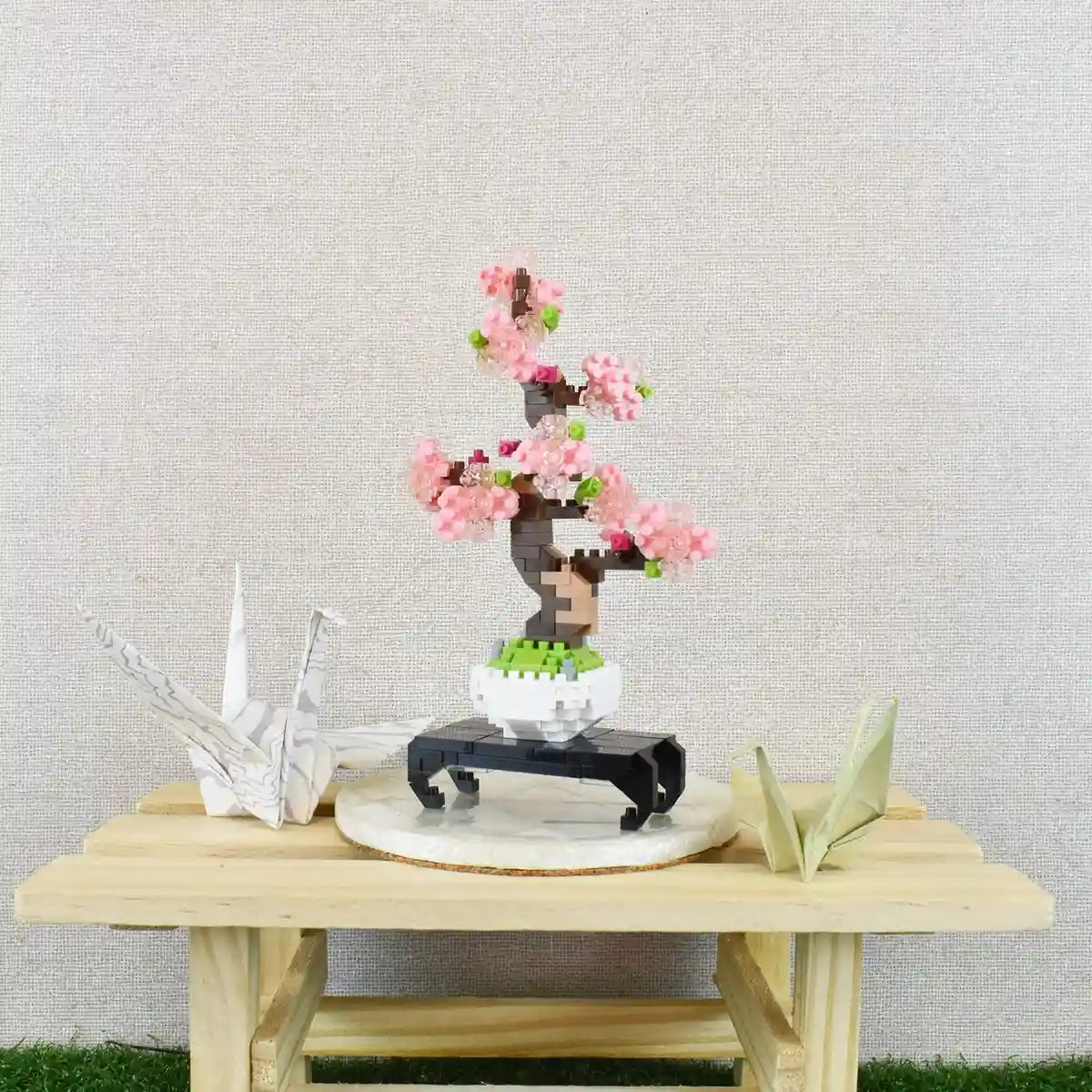 KAWADA Nbh-225 Nanoblock Bonsai Sakura Cherry Blossoms- Japan Figure Store - #1 Bring To You The Best Japanese Goods