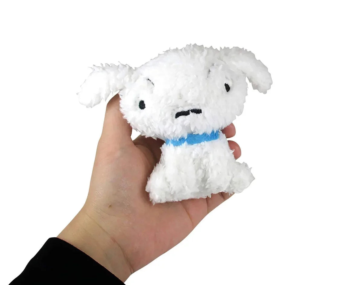 Tease Keychain Crayon Shin-Chan Plush Mascot Shiro Ks-5518745Si- Japan Figure Store - #1 Bring To You The Best Japanese Goods