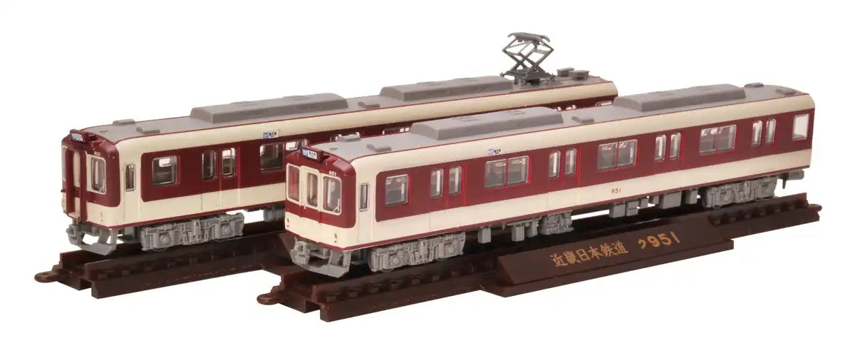 Tomytec Geocolle 900 Series Kinki Nippon Railway 2-Car Set with AC Model 268352- Japan Figure Store - #1 Bring To You The Best Japanese Goods