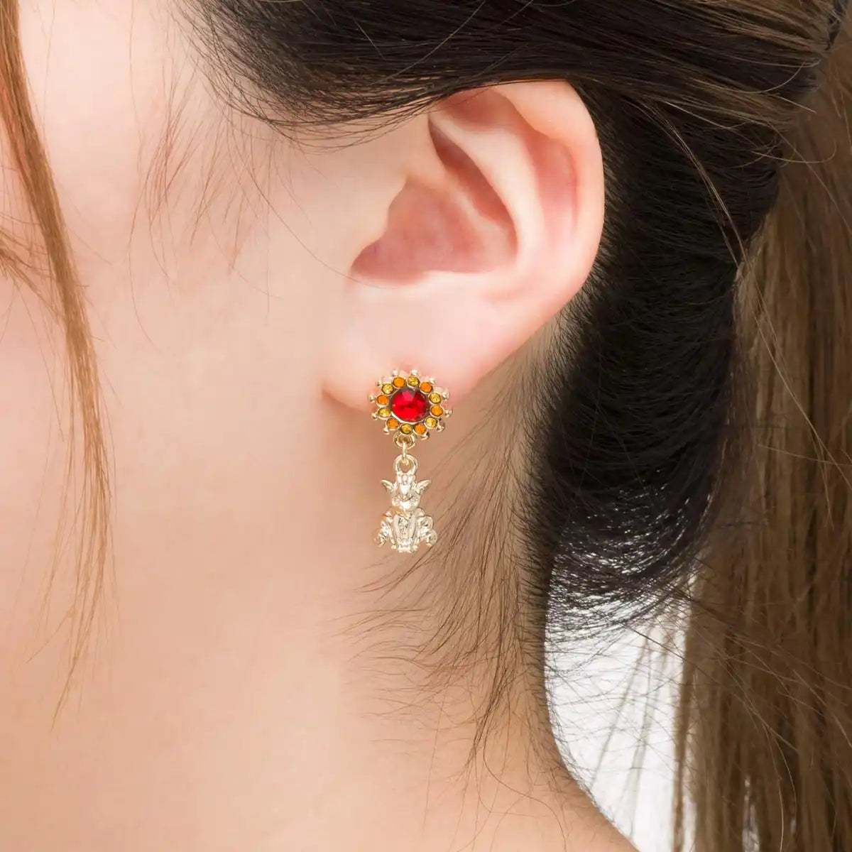 POKEMON CENTER ORIGINAL Pokemon Accessory Earring Vulpix And Torchic- Japan Figure Store - #1 Bring To You The Best Japanese Goods