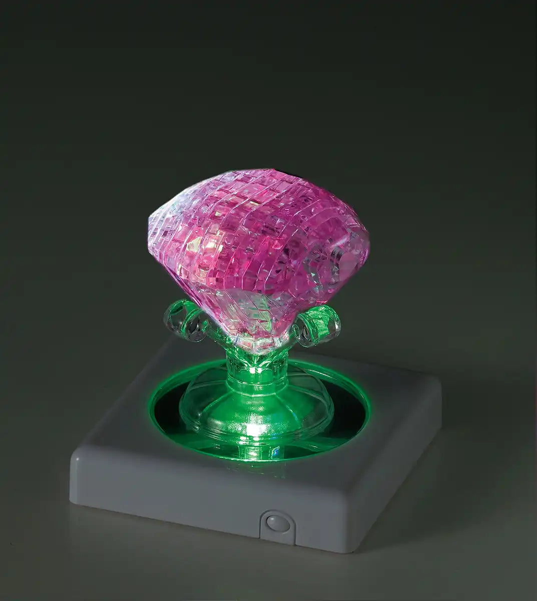 Beverly Crystal 3D Puzzle 50184 Pink Diamond Crystal Jigsaw Puzzle Block Toys- Japan Figure Store - #1 Bring To You The Best Japanese Goods