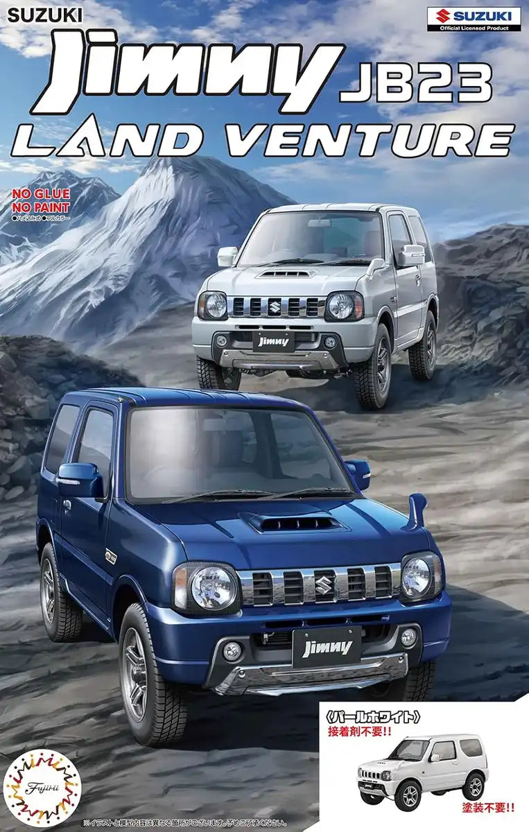 Fujimi Model 1/24 Car Next Series No.16 Suzuki Jimny Jb23 (Land Venture/Pearl White) Car Next-16