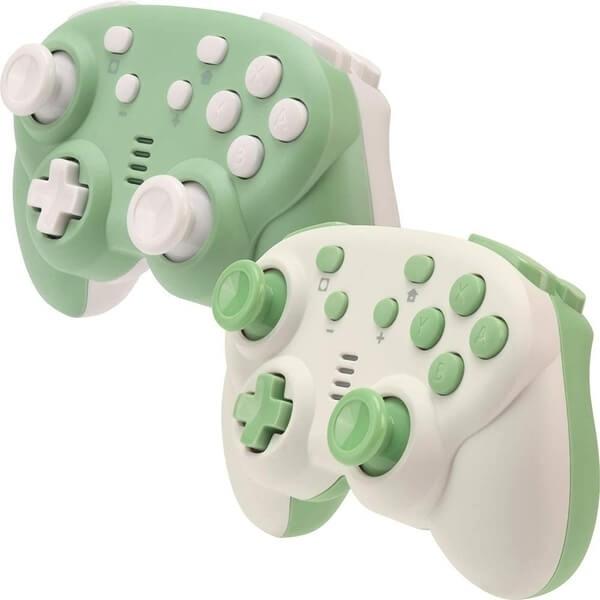 Cyber Gadget Mini Wireless Gyro Controller 2-Pack (Switch) Light Green- Japan Figure Store - #1 Bring To You The Best Japanese Goods