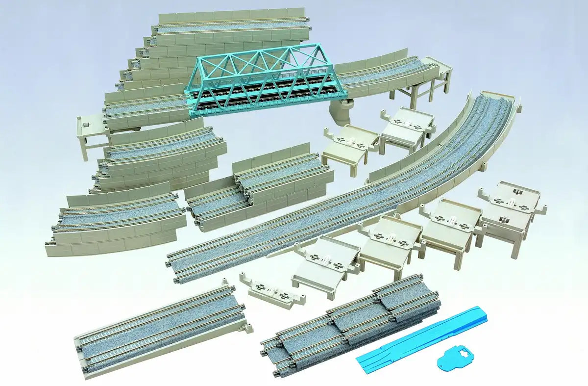 Kato N Gauge V12 20-871 Double Track Overpass Set- Japan Figure Store - #1 Bring To You The Best Japanese Goods