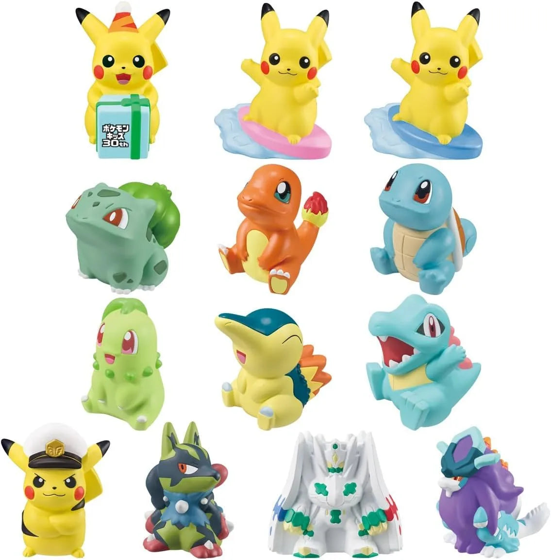 Bandai Pokemon 30th Anniversary Kids Candy Toy Box 21 Pieces