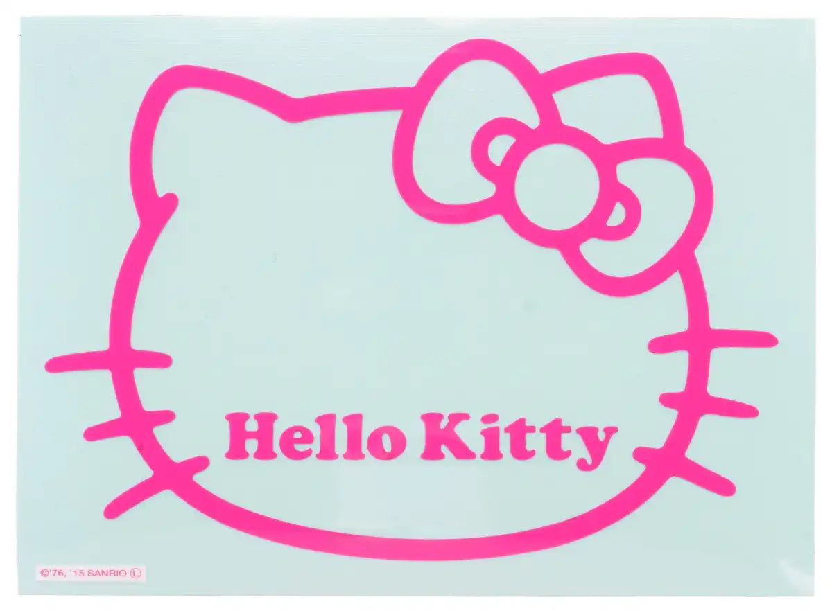 Sanrio Hello Kitty Pink Sticker Decoration - Klss-92277- Japan Figure Store - #1 Bring To You The Best Japanese Goods