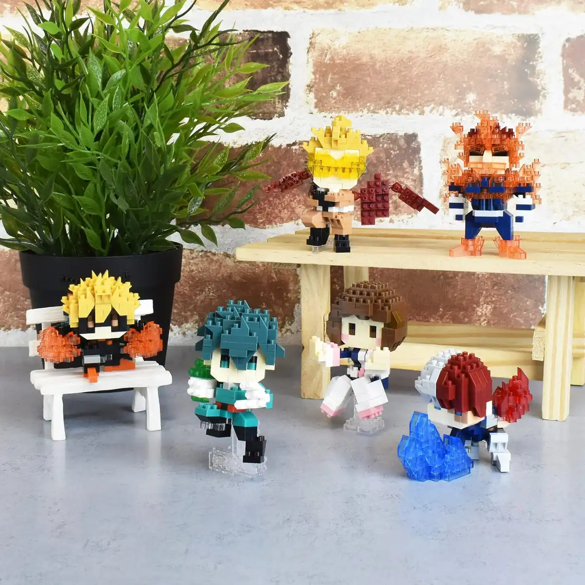 Kawada Nanoblock My Hero Academia Todoroki Shoto NBCC_145 Collectible Model- Japan Figure Store - #1 Bring To You The Best Japanese Goods