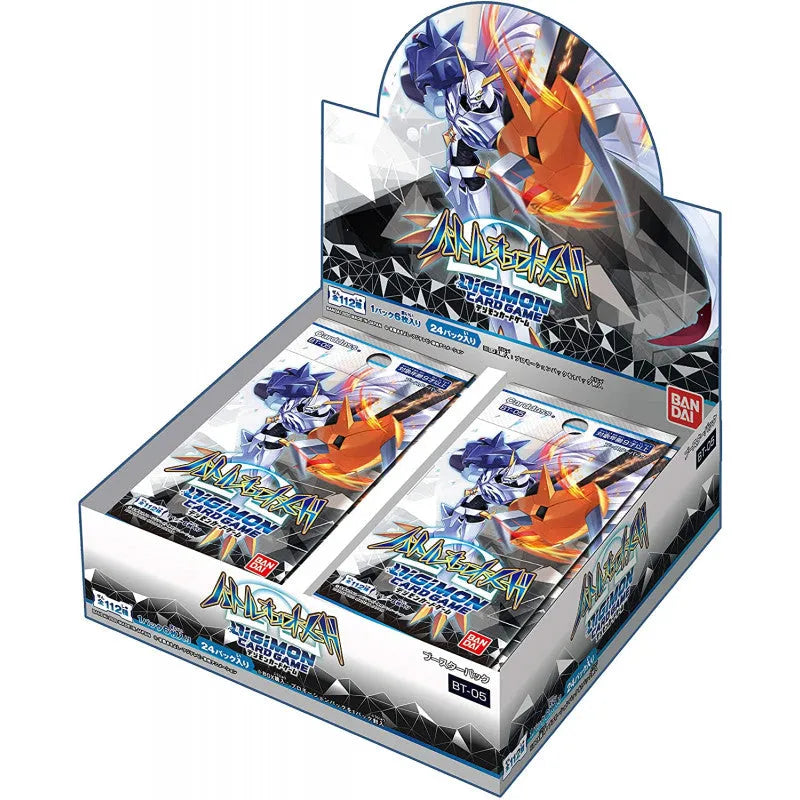 Bandai Carddass Digimon Card Game Booster Box Battle Of Omega Bt-05 Box Japan