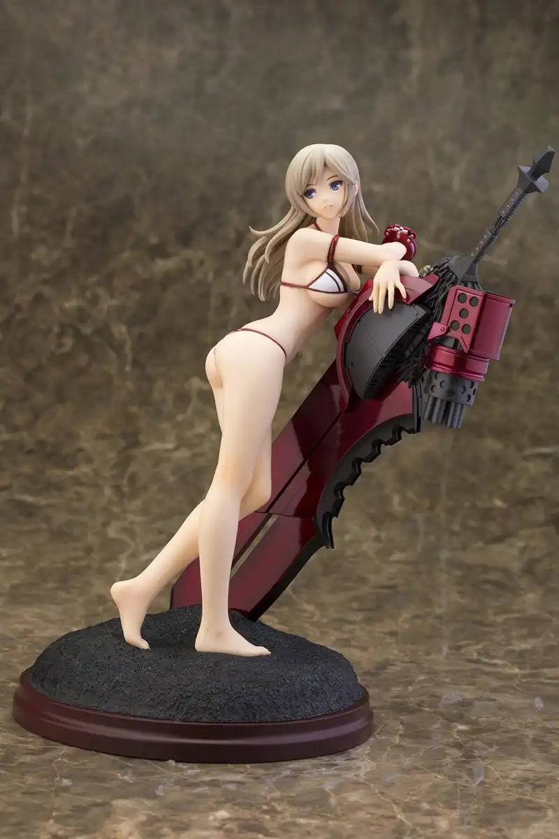 Alphamax God Eater 2 Alisa Illinichina Amiera White Swimsuit Ver. 1/8 Scale Pvc Figure Japan- Japan Figure Store - #1 Bring To You The Best Japanese Goods