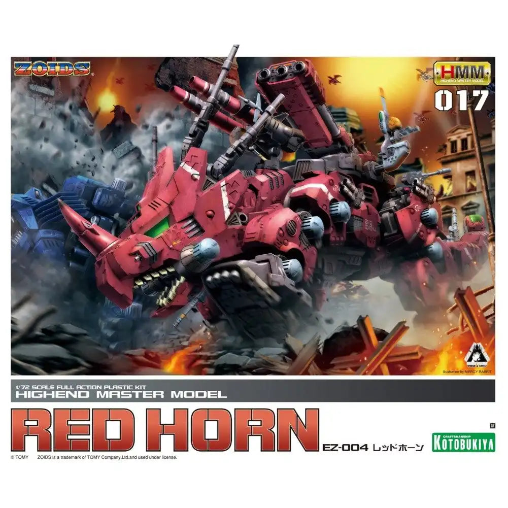 KOTOBUKIYA Zd030 Zoids Ez-004 Red Horn 1/72 Scale Model Kit- Japan Figure Store - #1 Bring To You The Best Japanese Goods