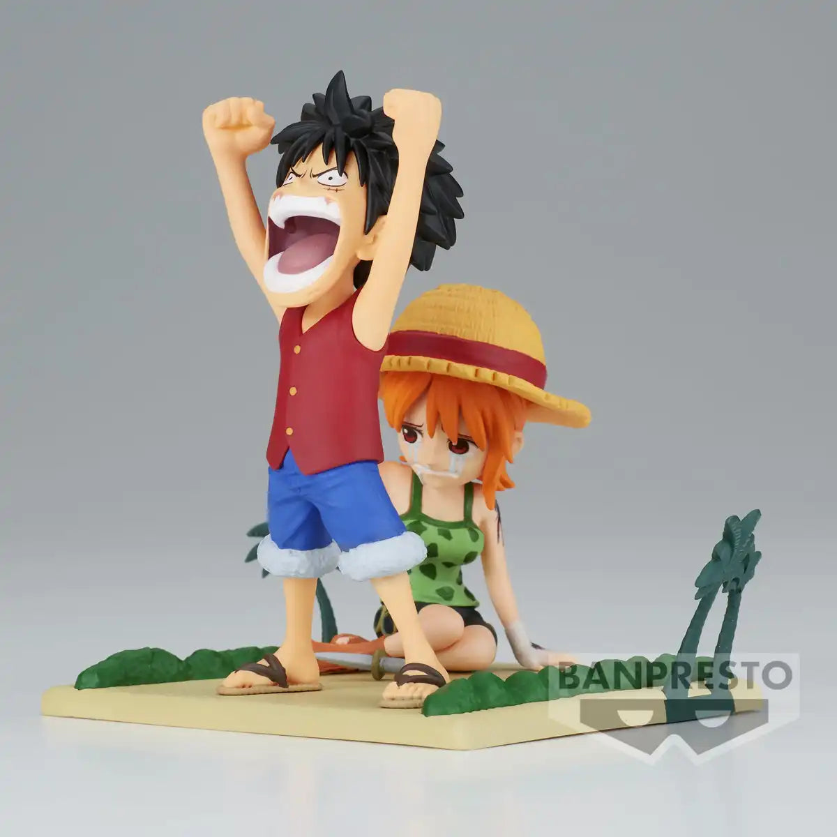Banpresto One Piece Log Stories World Collectible Figure Luffy & Nami- Japan Figure Store - #1 Bring To You The Best Japanese Goods