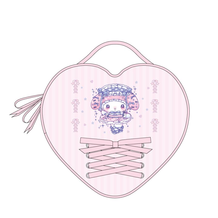 50th Anniversary DOLLY MIX Heart-Shaped Vanity Pouch - My Melody
