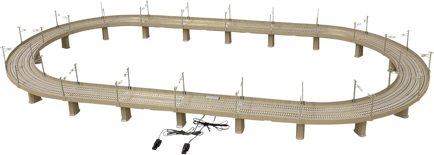 Rokuhan Z Gauge Double Track Elevated Railway Model Set R095