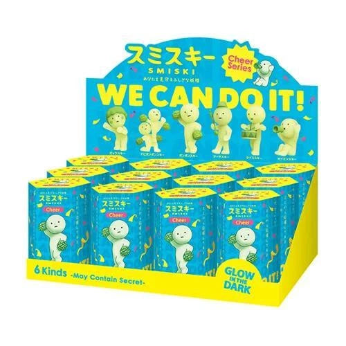 Funny Smiski Cheer Series Assorted Box 12 Pieces Smi66259 Assort Collectibles