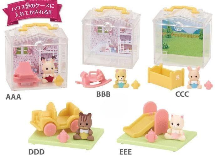 Epoch Sylvanian Families Baby House And Garden Gashapon 5 Set Mini Figure Toys- Japan Figure Store - #1 Bring To You The Best Japanese Goods