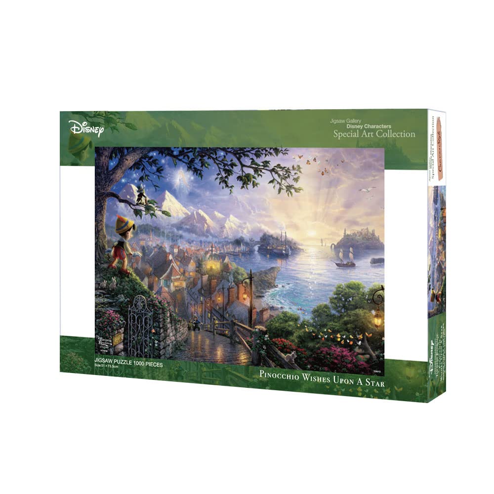 TENYO - D1000-087 Jigsaw Puzzle Disney Pinocchio Wishes Upon A Star - 1000 Pieces- Japan Figure Store - #1 Bring To You The Best Japanese Goods