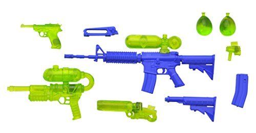 1/12 Little Armory La030 Water Gun A Blue X Clea Green Plastic Model