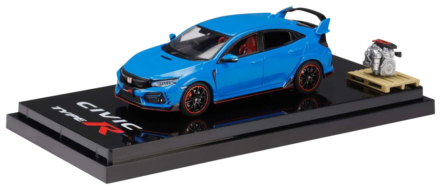 1/64 Honda Civic Type R FK8 2020 Racing Blue Pearl Hobby Japan- Japan Figure Store - #1 Bring To You The Best Japanese Goods