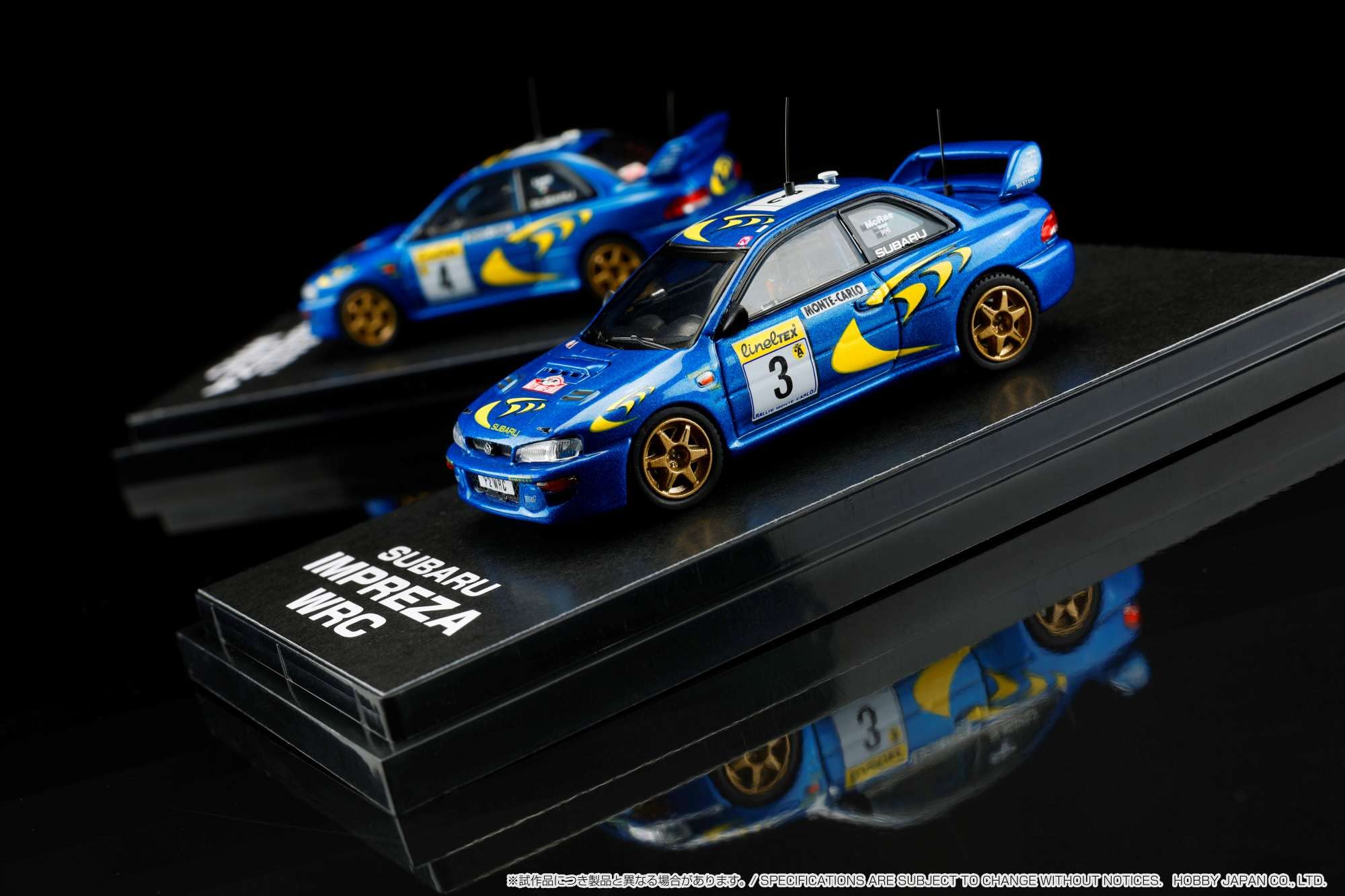 1/64 Hobby Japan Subaru Impreza Wrc 1997#3 Monte Carlo- Japan Figure Store - #1 Bring To You The Best Japanese Goods
