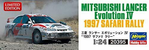 1/24 Mitsubishi Lancer Evolution Iv 1997 Safari Rally Plastic Model 20395