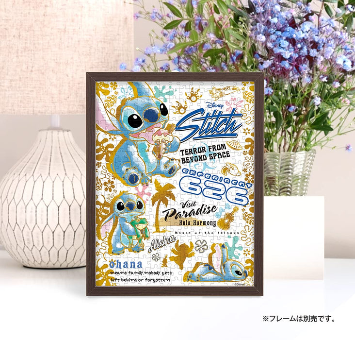 Yanoman 300Pc Disney Stitch Bubble Light Jigsaw Puzzle 16.5X21.5Cm Japan- Japan Figure Store - #1 Bring To You The Best Japanese Goods